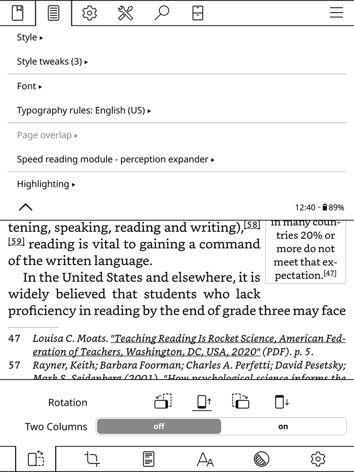 Kindle 真机运行 KOReader